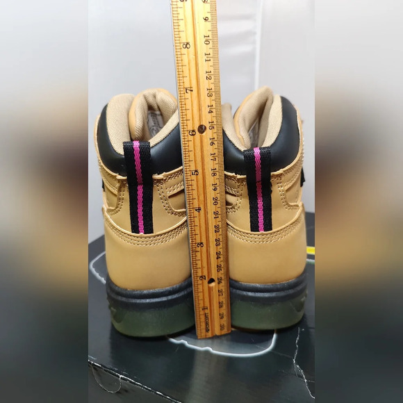 Brahma Women's Size 9.5 Combustion 6" Steel Toe Work Boots Wheat - Picture 3 of 5